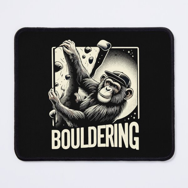 Item preview, Bouldering Chimp Climbing Gift designed and sold by Pineapple-Tree.