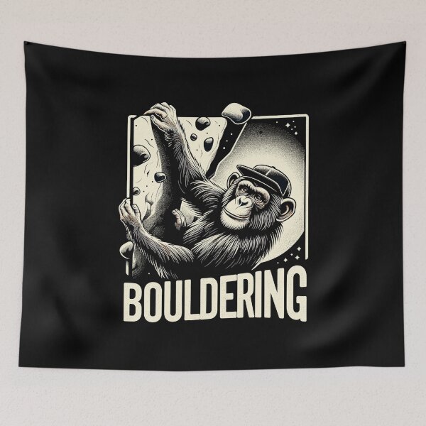 Item preview, Bouldering Chimp Climbing Gift designed and sold by Pineapple-Tree.
