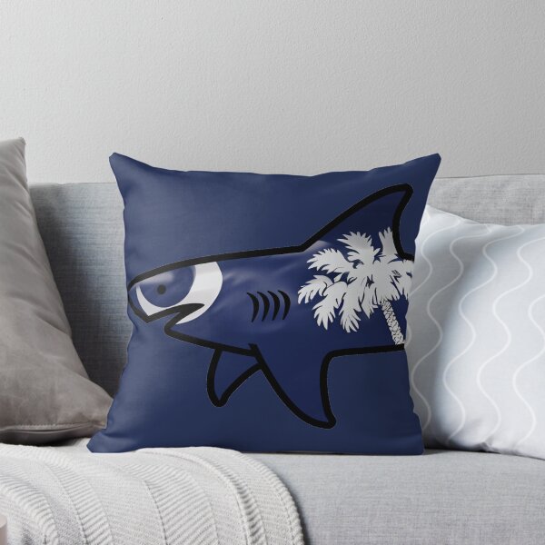 Item preview, Version 3: South Carolina Flag Shark T-Shirt or Sticker, Scuba Diving Shirt tshirt, Bull Shark tee, Great White Shark t-shirt, bold vector art of modern take on beach sharks. designed and sold by markmm9.