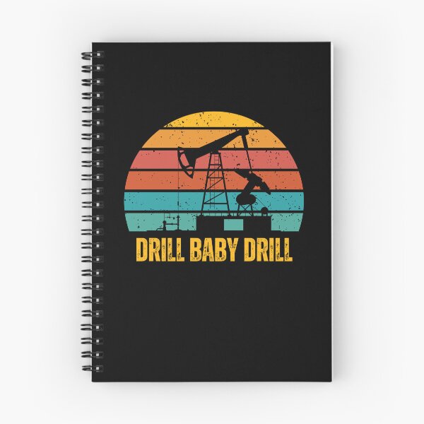 Item preview, Drill Baby Drill Retro Sunset designed and sold by Josephines-ZA.