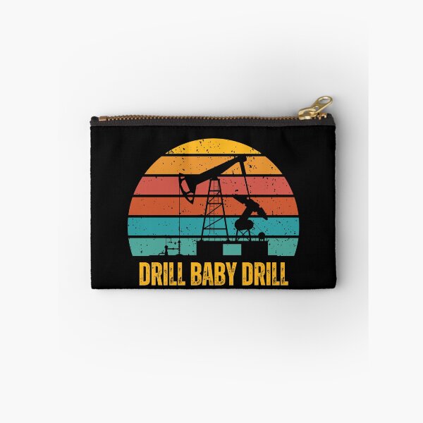 Item preview, Drill Baby Drill Retro Sunset designed and sold by Josephines-ZA.