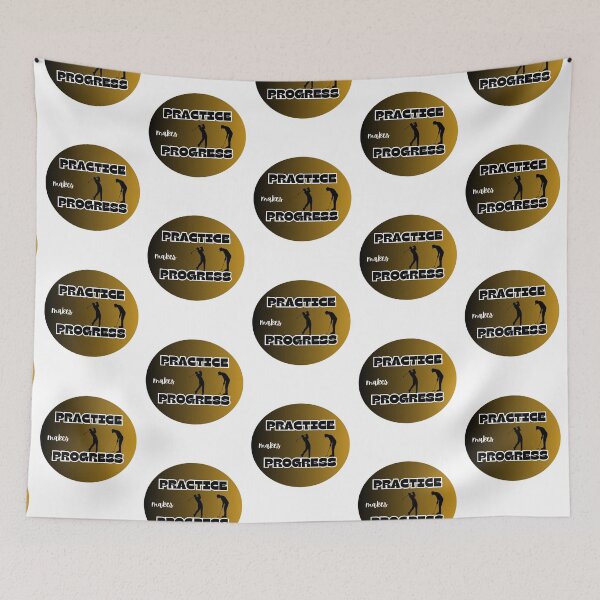 Item preview, Practice makes progress, golf designed and sold by IFarty.