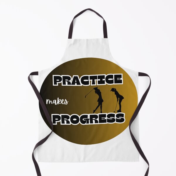Item preview, Practice makes progress, golf designed and sold by IFarty.