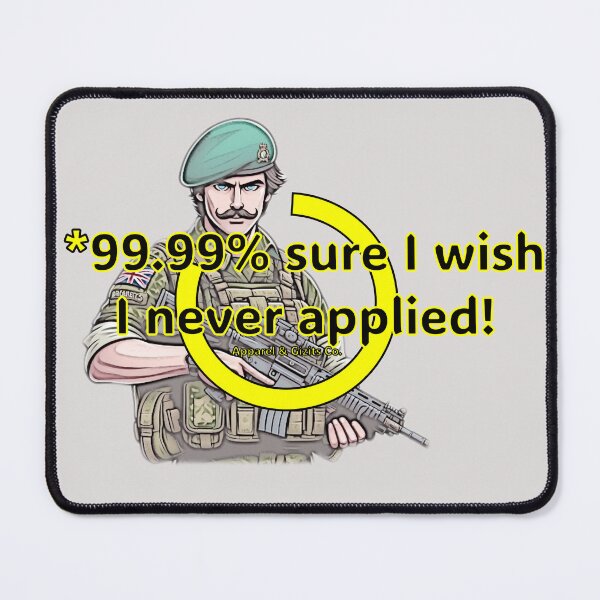Item preview, 99.99% sure I wish I never applied designed and sold by Buckers Apparel & Gizits.
