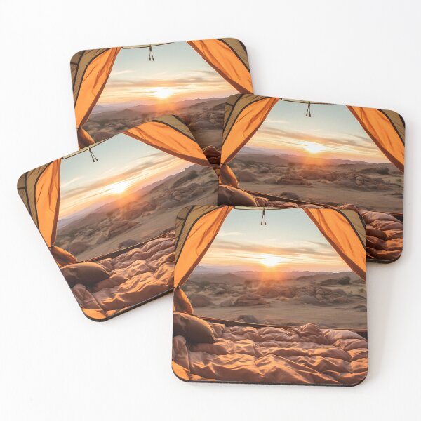 Item preview, Tent View Of Desert - Adventure designed and sold by KootenayDesigns.
