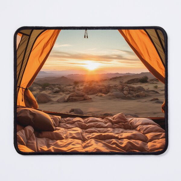 Item preview, Tent View Of Desert - Adventure designed and sold by KootenayDesigns.