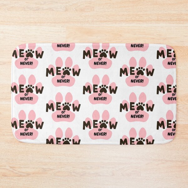 Item preview, Meow or never cat lovers designed and sold by FunPixi.
