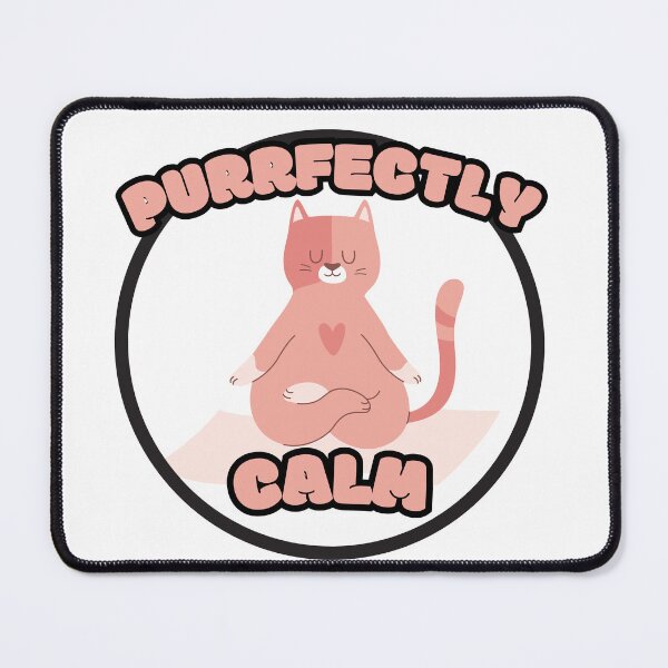Item preview, Purrfectly calm cat designed and sold by FunPixi.