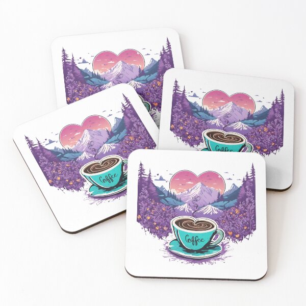Item preview, Blue and Purple Hills - Coffee designed and sold by BeeG2024.