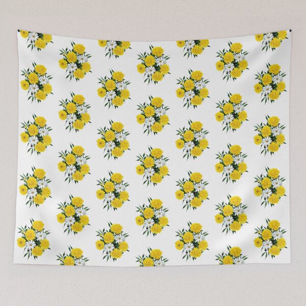 Item preview, Yellow Chrysanthemums and Daisies designed and sold by Marymarice.