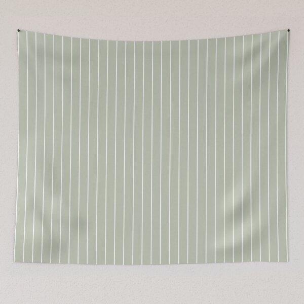 Item preview, Green and White Line Stripes designed and sold by ennbe.
