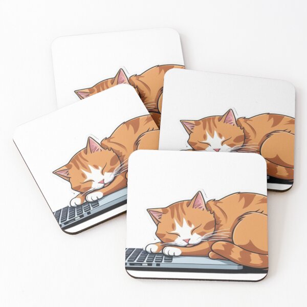 Item preview, Catnap Coder: Sleeping on the Job designed and sold by mrGrayMan.