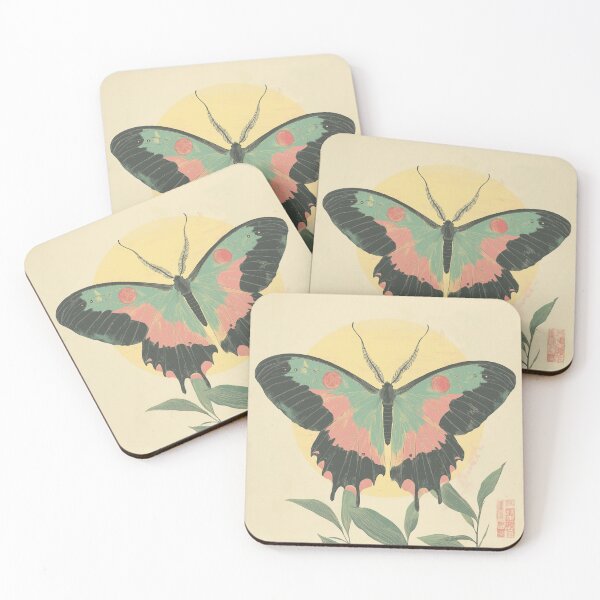Item preview, Chinese Moon Moth Art designed and sold by MindFulStudios.