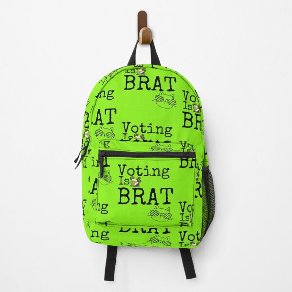 Item preview, Voting Is BRAT Harris 2024 Vote Blue Save Democracy Political Design designed and sold by EarthArtDesigns.
