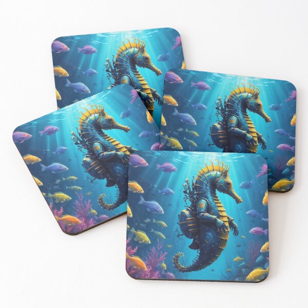 Item preview, Cyberpunk Seahorse in Diving Suit designed and sold by quasartphil.