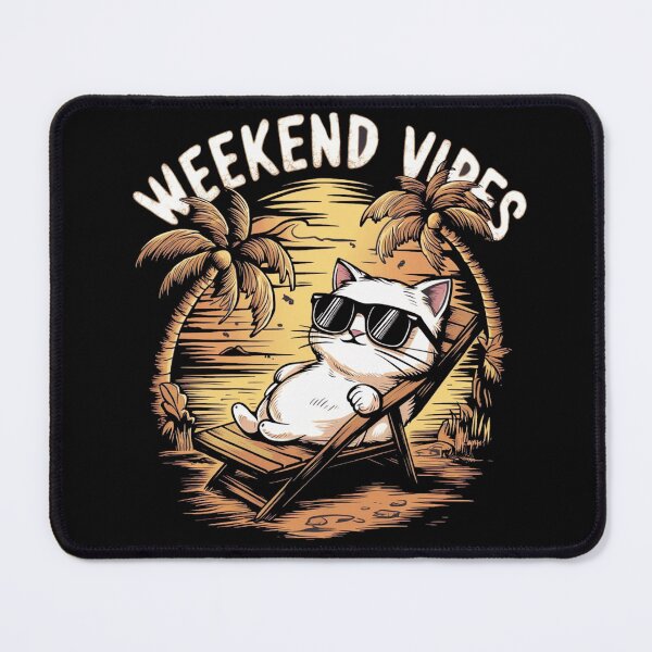Item preview, Weekend Vibes Cat designed and sold by JMMR.