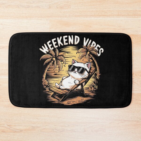 Item preview, Weekend Vibes Cat designed and sold by JMMR.