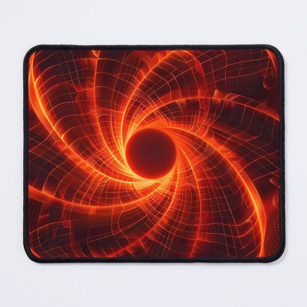 Item preview, Neon Red Spirograph Harmony designed and sold by AI-Only Creations.