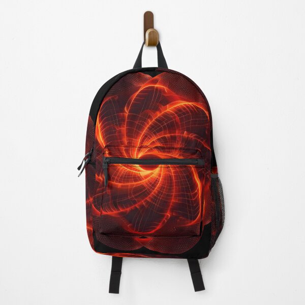Item preview, Neon Red Spirograph Harmony designed and sold by AI-Only Creations.