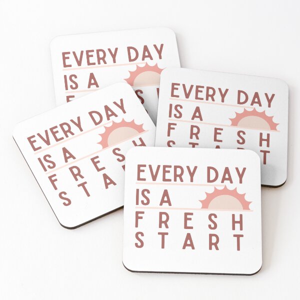Item preview, every day is a fresh start designed and sold by DotiGraphics.