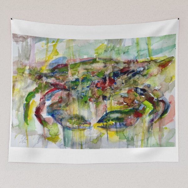 Item preview, CRAB watercolor painting designed and sold by lautir.