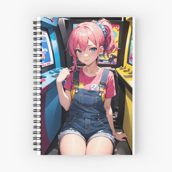 Item preview, Cute Anime Girl, Retro Gamer Programmer designed and sold by iloveanimechibi.