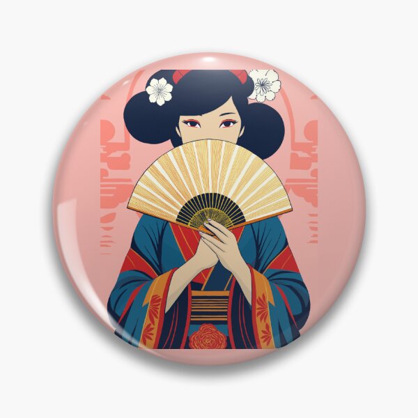 Item preview, Whispering Secrets – Geisha Art Print designed and sold by MrsKravchenko.