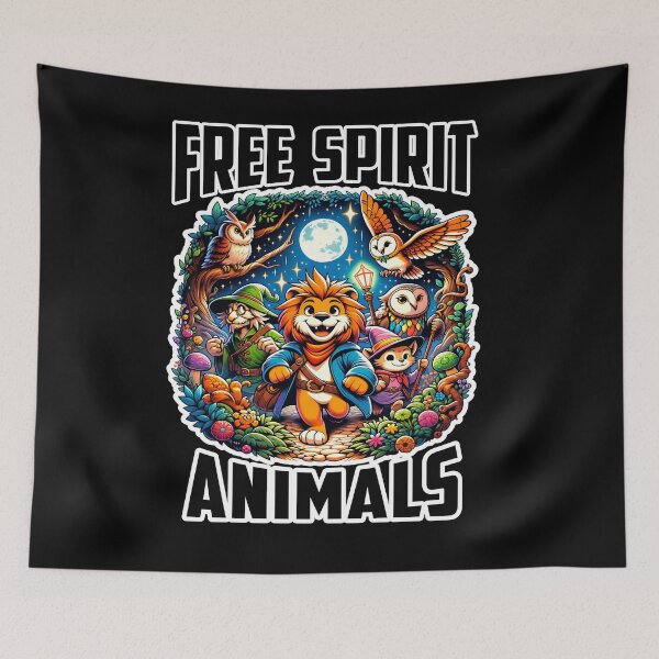 Item preview, Free Spirit Animals - Magical Woodland Adventure designed and sold by Taans-Creation.