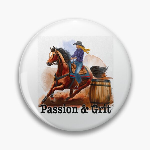 Item preview, Passion and Grit, Barrel Racing designed and sold by MMc Buck.