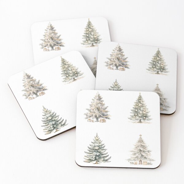 Item preview, Watercolor Christmas Trees Collection designed and sold by MixinMadness.