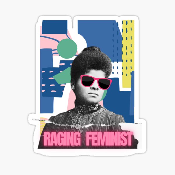 Vista previa del artículo con la obra «Ida B. Wells Feminista furiosa», diseñado y vendido por Abatt0ir.