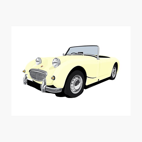 Item preview, Austin Healey Frogeye Sprite Pale Yellow designed and sold by neil4404.