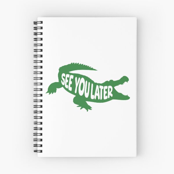 Item preview, See You Later Alligator! Funny Green Alligator Pun designed and sold by PMCreative.