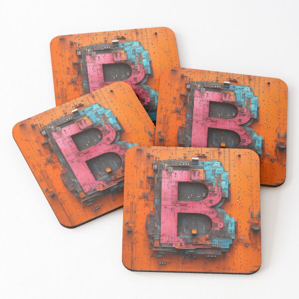 Item preview, Kopie von THE ELECTRIC ALPHABET - Letter B designed and sold by Earth Celebration Designs.