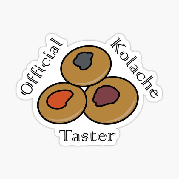 Vista previa del artículo con la obra «Catador oficial de Kolache, Kolache, Taza, Pegatina, Delantal, Tradición, Checo, Eslovaco, Eslovaquia», diseñado y vendido por ajgdzn.