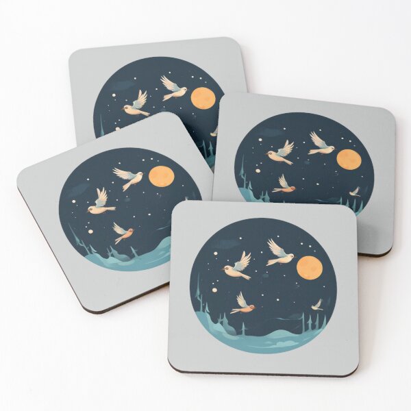 Item preview, Peaceful Birds designed and sold by Planetporridge.