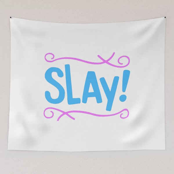 Item preview, Pray Slay! Funny Blue And Pink Slay designed and sold by PMCreative.