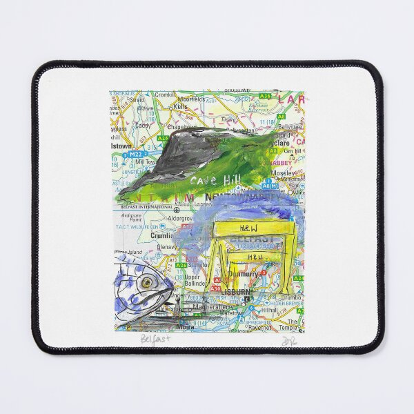 Item preview, Belfast map. designed and sold by DebTheZeb.