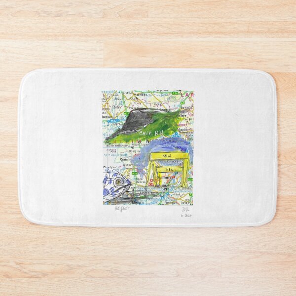 Item preview, Belfast map. designed and sold by DebTheZeb.