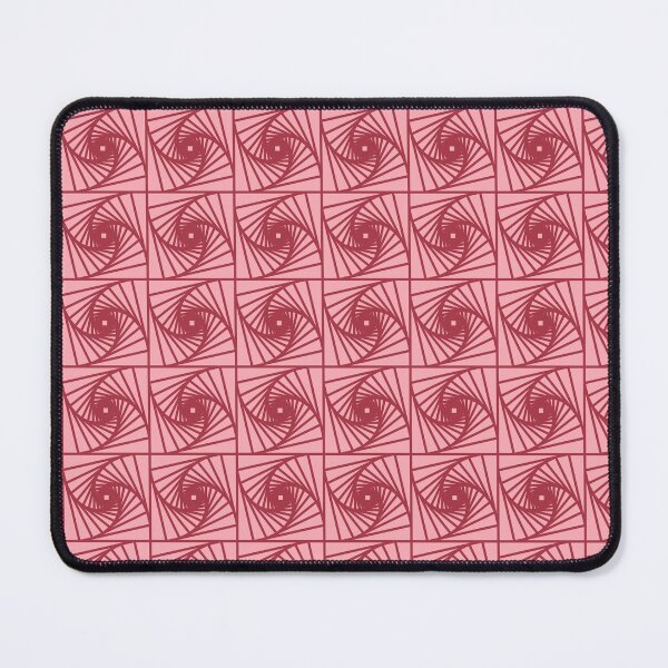 Item preview, Spiralling Squares Red Pattern designed and sold by SJ-Merch.
