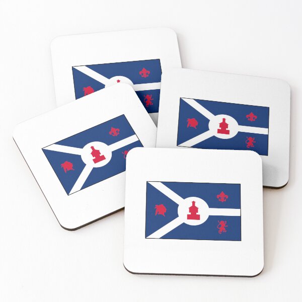 Item preview, Fort Wayne Indiana Flag designed and sold by delmarvastickers.