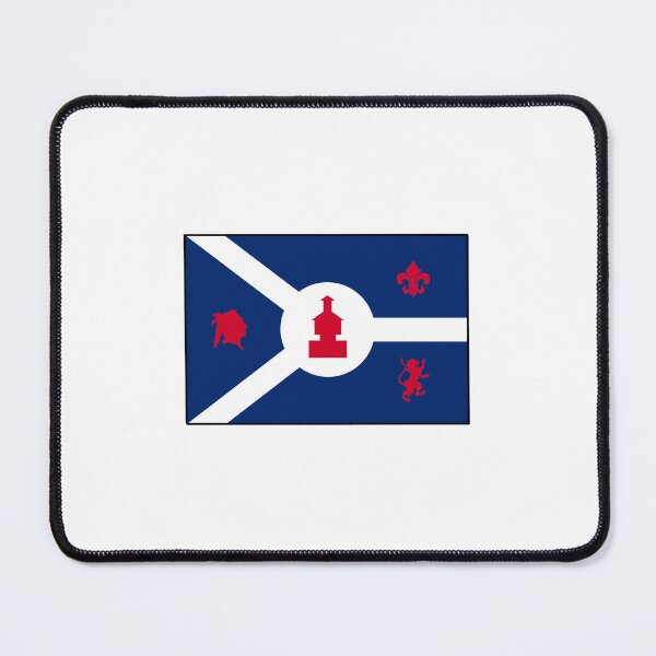 Item preview, Fort Wayne Indiana Flag designed and sold by delmarvastickers.