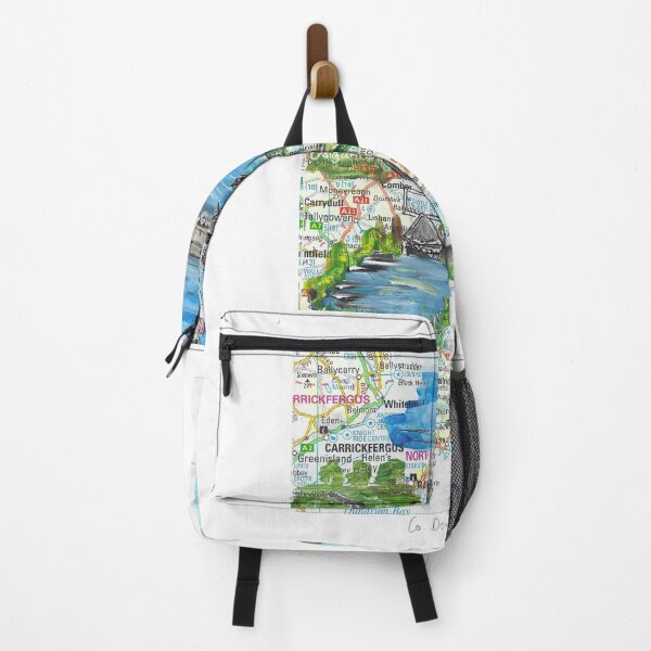 Item preview, Co Down painted map. designed and sold by DebTheZeb.