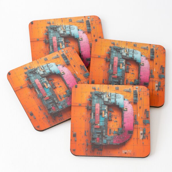 Item preview, THE ELECTRIC ALPHABET - Letter D designed and sold by Earth Celebration Designs.
