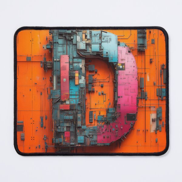 Item preview, THE ELECTRIC ALPHABET - Letter D designed and sold by Earth Celebration Designs.