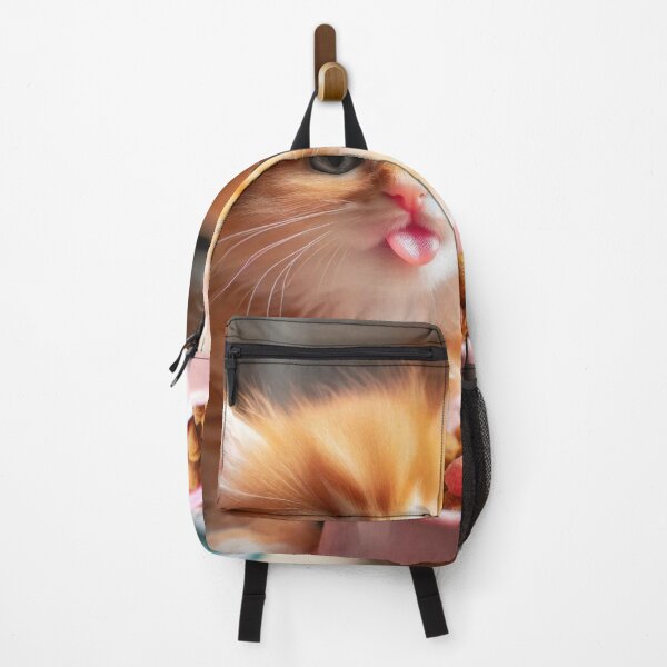 Item preview, Playful Kitten Enjoying Meal designed and sold by Peter-Pan-S.