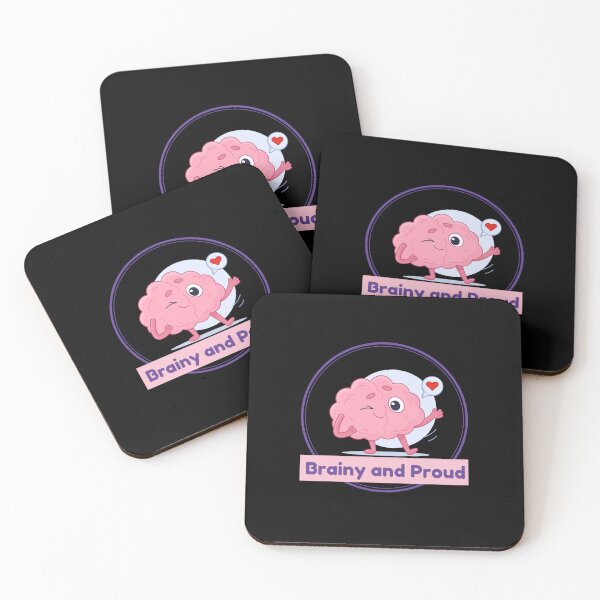 Item preview, Brainy and Proud designed and sold by Saimia.