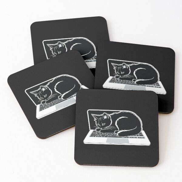 Item preview, Laptop Lounge: Cozy Cat Computing designed and sold by mrGrayMan.