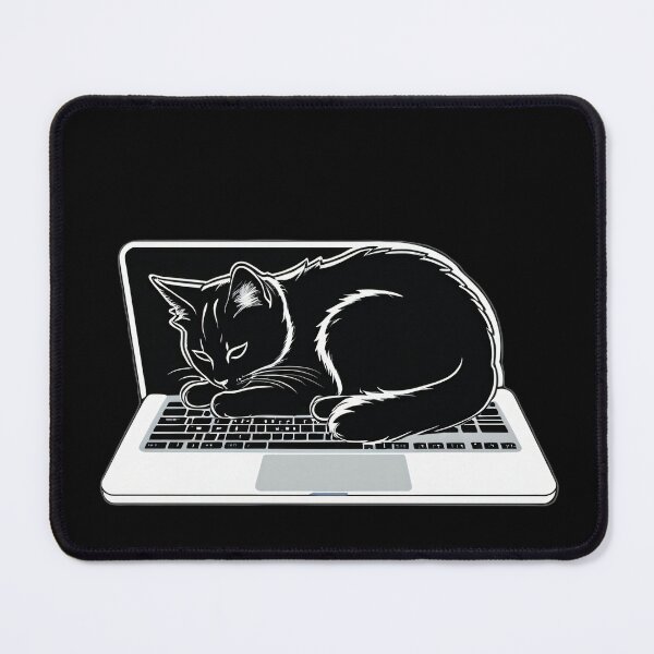 Item preview, Laptop Lounge: Cozy Cat Computing designed and sold by mrGrayMan.