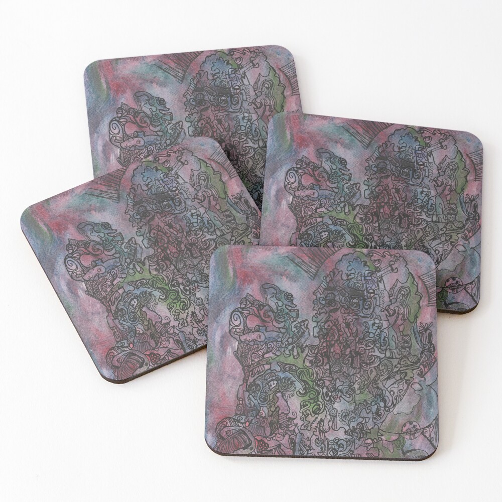 Item preview, Coasters (Set of 4) designed and sold by CreativeOutlet6.